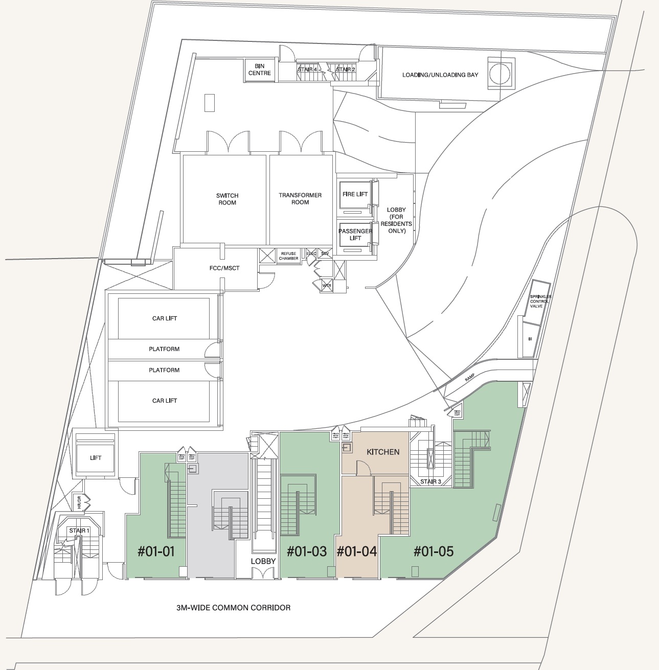 Ascent@456 level 1 floor plan