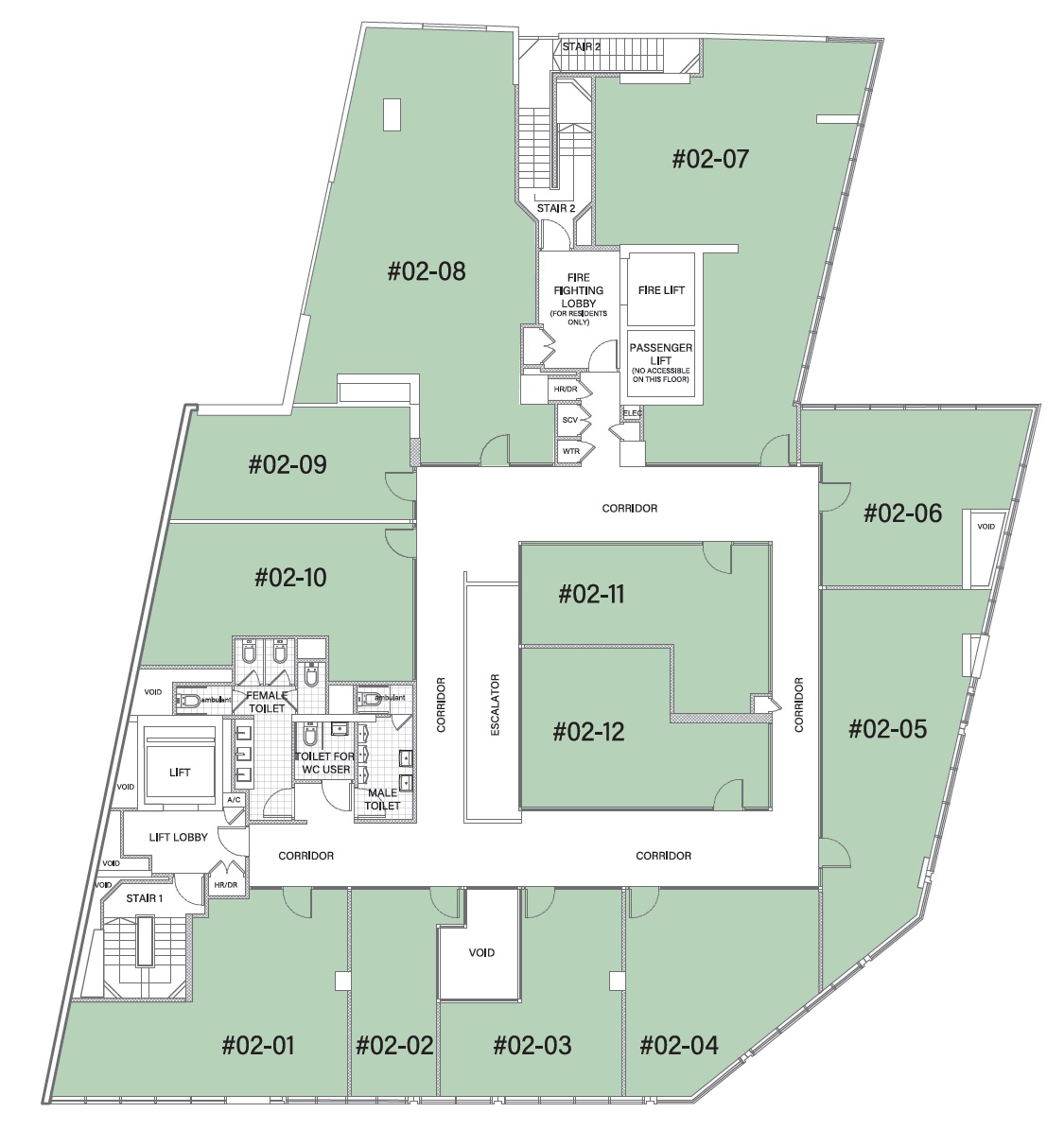 Ascent@456 level 2 floor plan