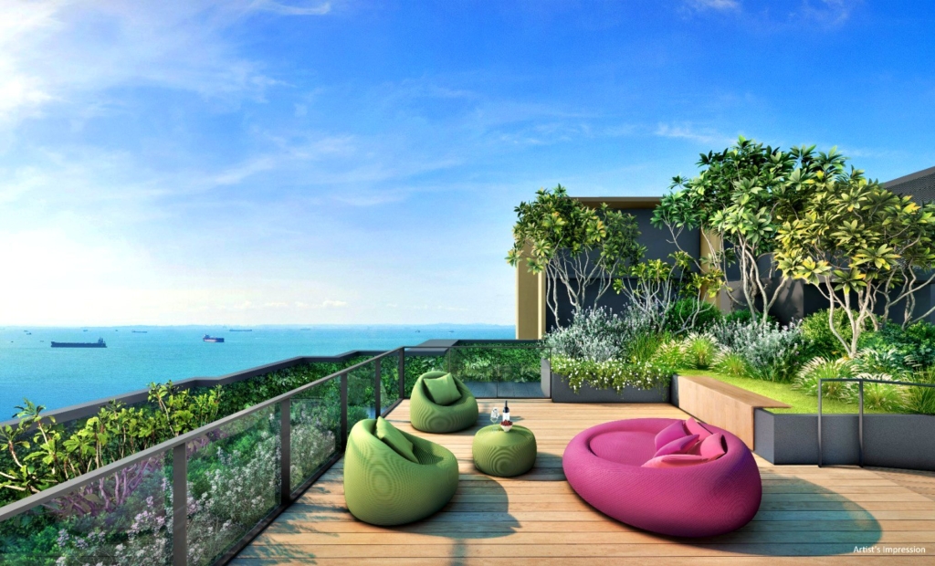 Rooftop terrace of