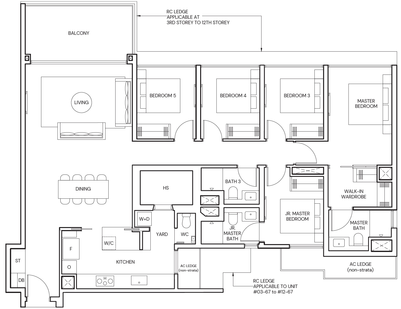 Parktown Residence 5 BEDROOM PREMIUM