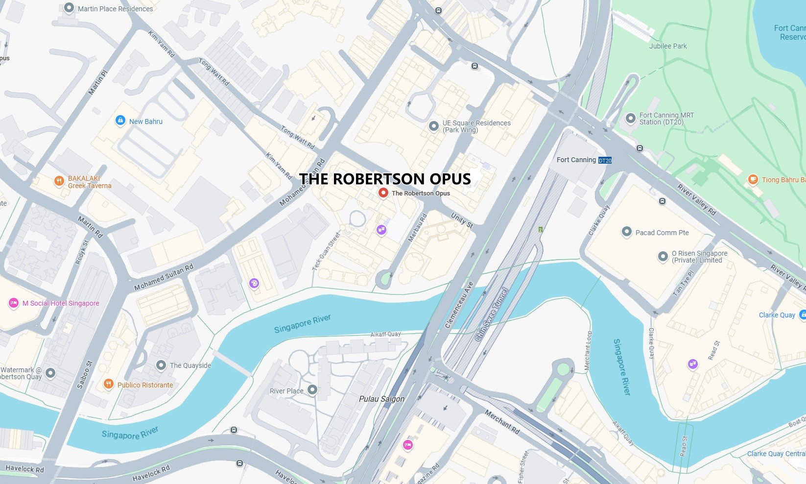 ROBERTSON OPUS condo location
