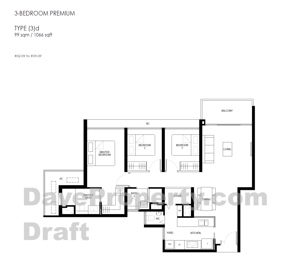 Penrith 3 bedroom Premium D floor plan