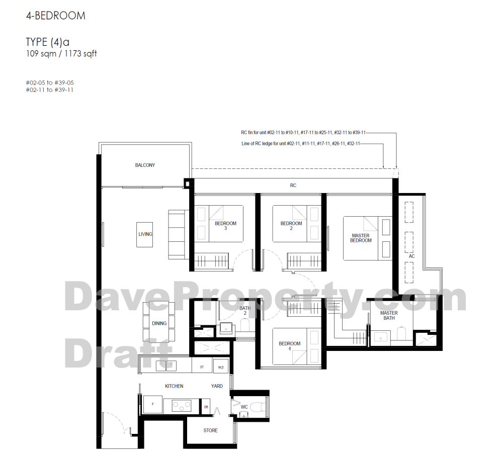 Penrith 4 bedroom floor plan
